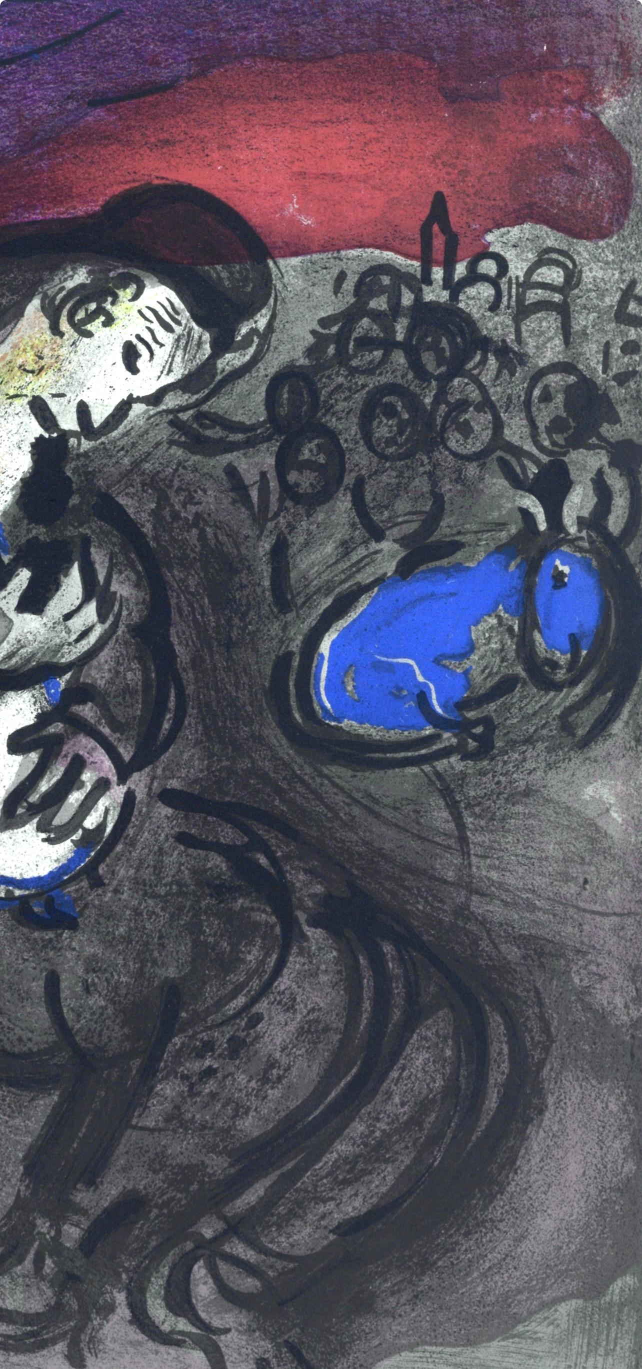 Pleurs de Jérémie (Mourlot 117-46; Cramer 25), Dessins Pour La Bible - Print by Marc Chagall