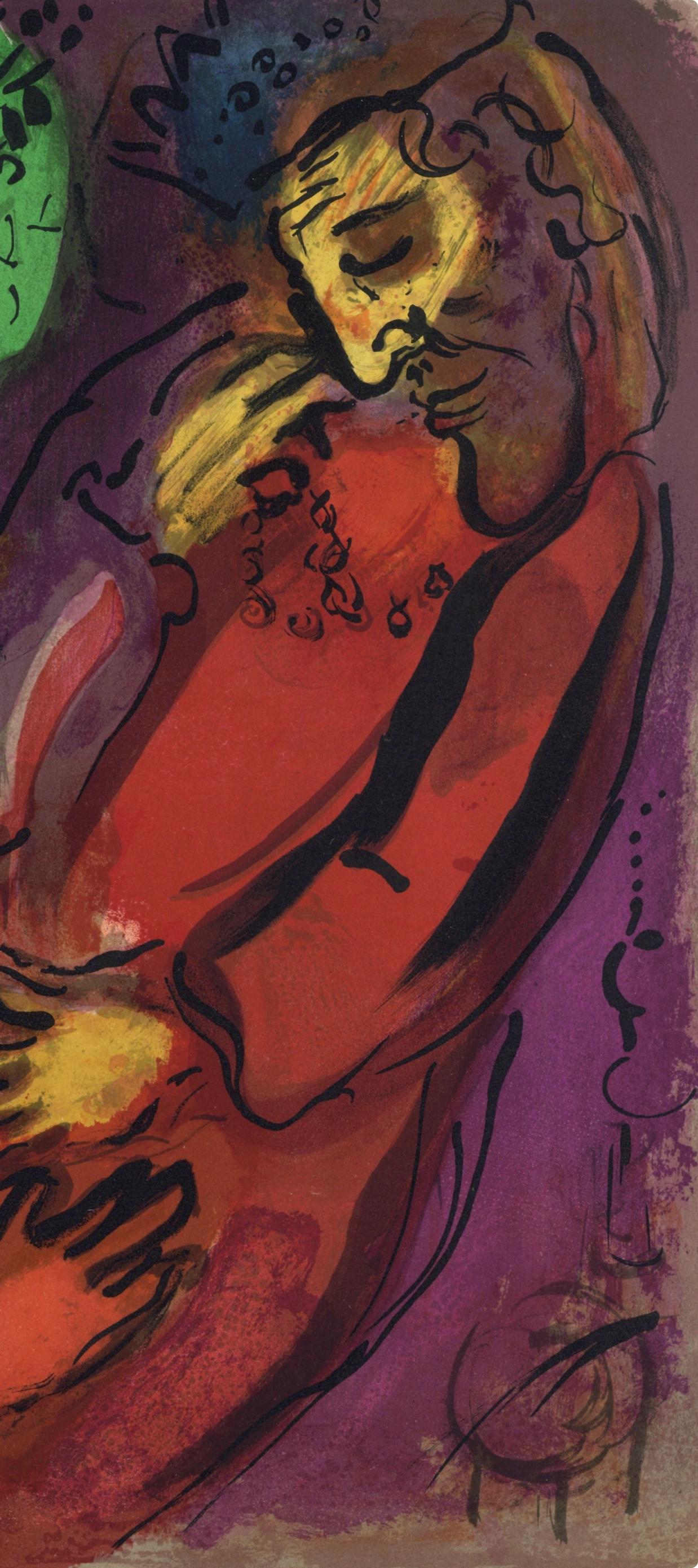 Pleurs de Jérémie (Mourlot 117-46; Cramer 25) – Print von Marc Chagall
