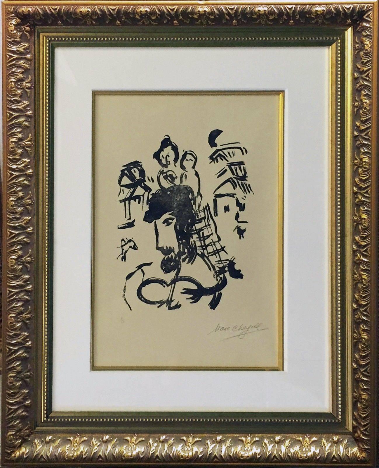 POEMES: GRAVUREN V – Print von Marc Chagall