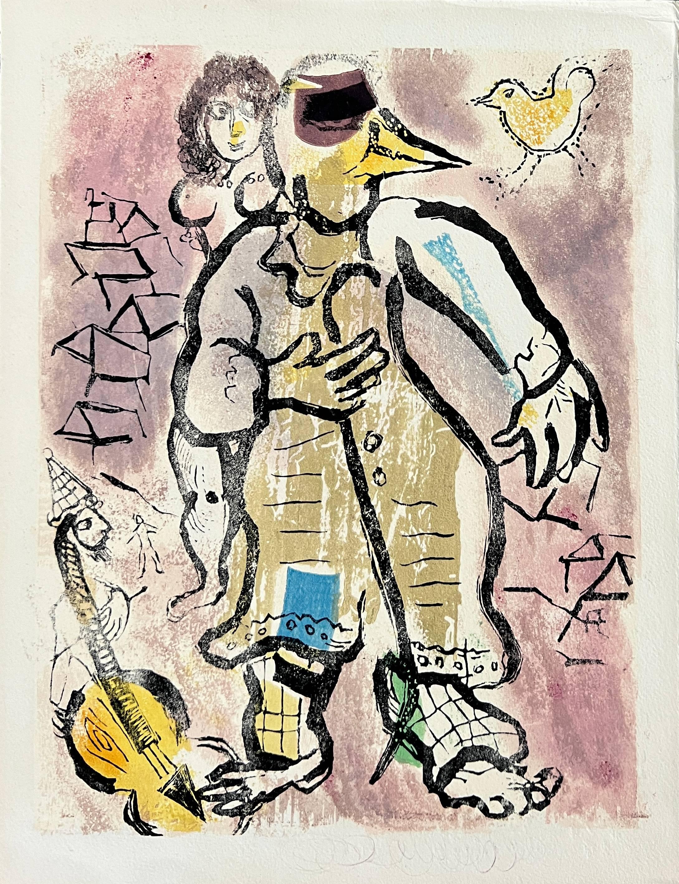 Poèmes, Planche XX (Surrealismus), Art, von Marc Chagall