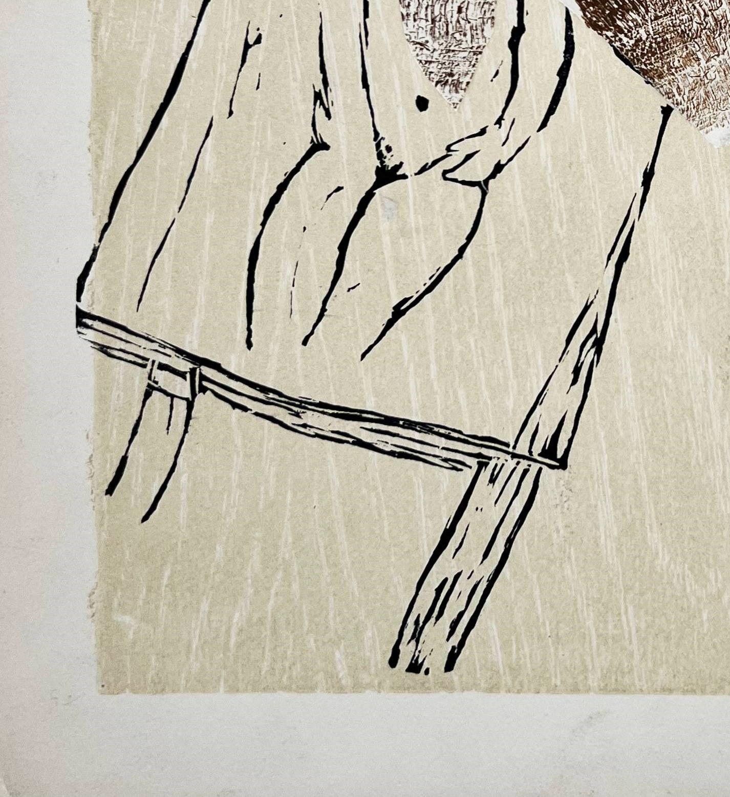 Poèmes, Planche XXI (collage enhanced, working edition) For Sale 2