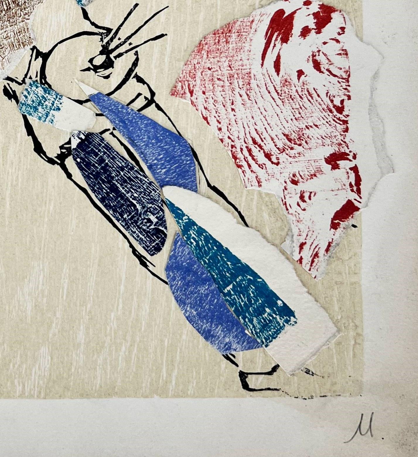 Poèmes, Planche XXI (collage enhanced, working edition) For Sale 3