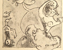 Poesie De Mots Inconnus (Ex-Libris), Etching with Aquatint by Marc Chagall