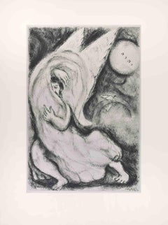 Promise to Jerusalem - Etching by Marc Chagall - 1956