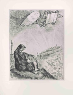 Prophecy on Jerusalem - Etching by Marc Chagall - 1956