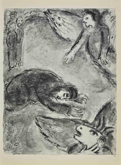 Salmo - Litografia di Marc Chagall - Anni '60