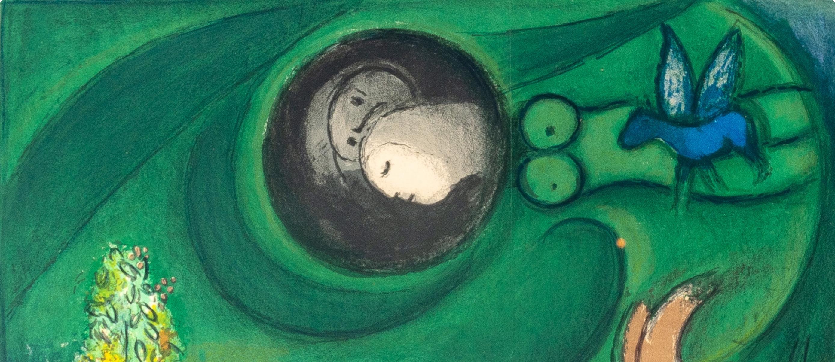 Quai de Bercy (Cramer 24 ; Mourlot 93), Derrière le miroir - Print de Marc Chagall