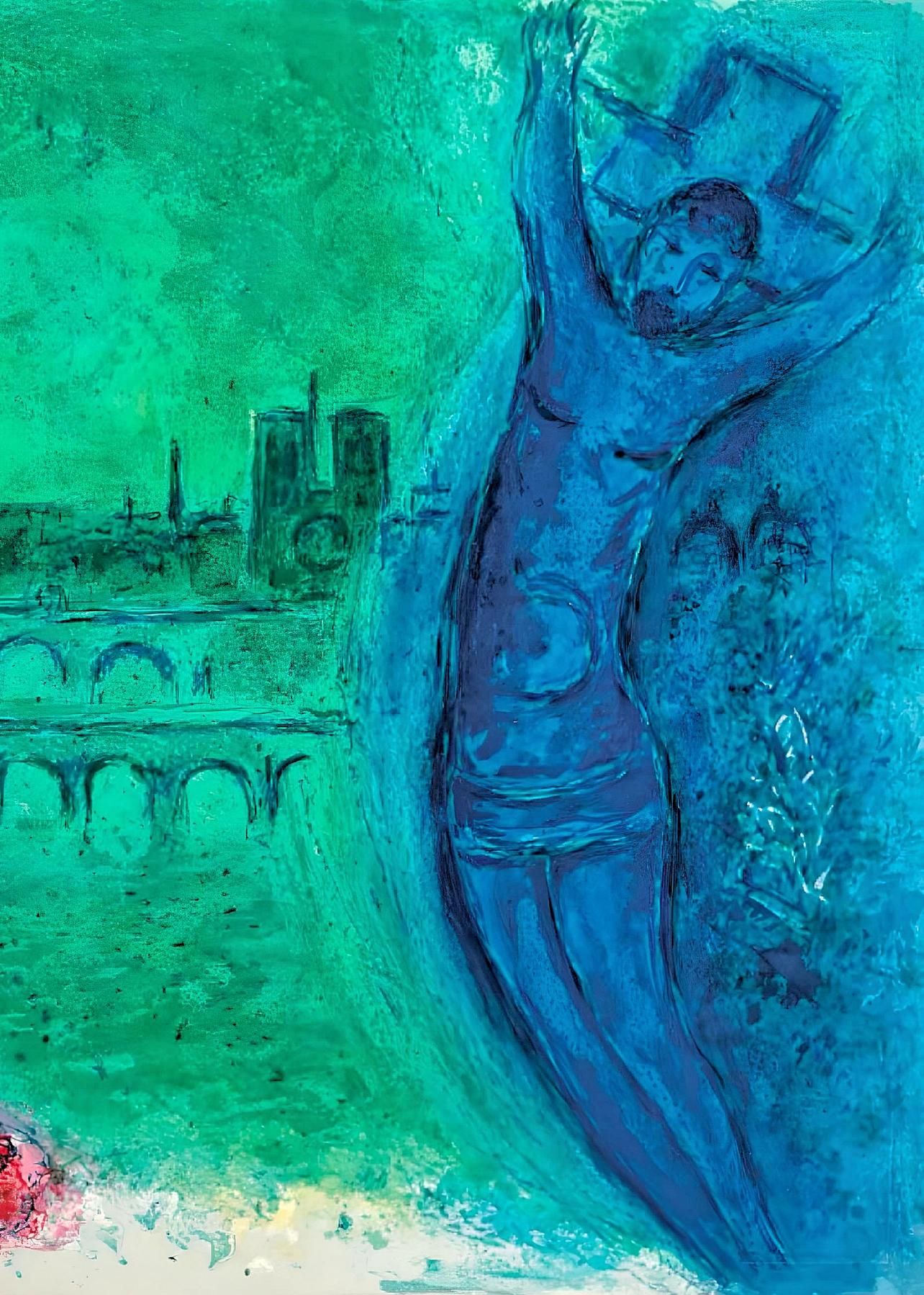 Quai de la Tournelle (Mourlot 351; Cramer 53), Marc Chagall For Sale 2
