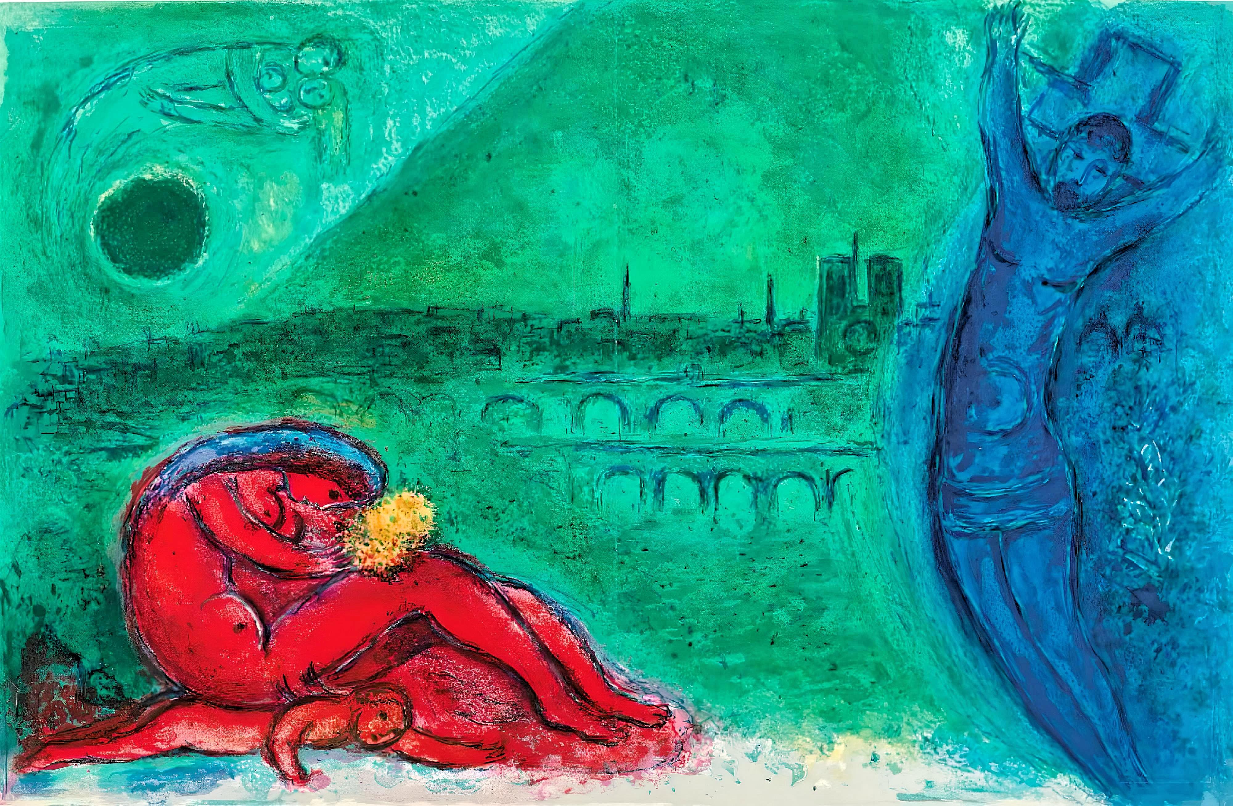 Quai de la Tournelle (Mourlot 351 ; Cramer 53), Marc Chagall
