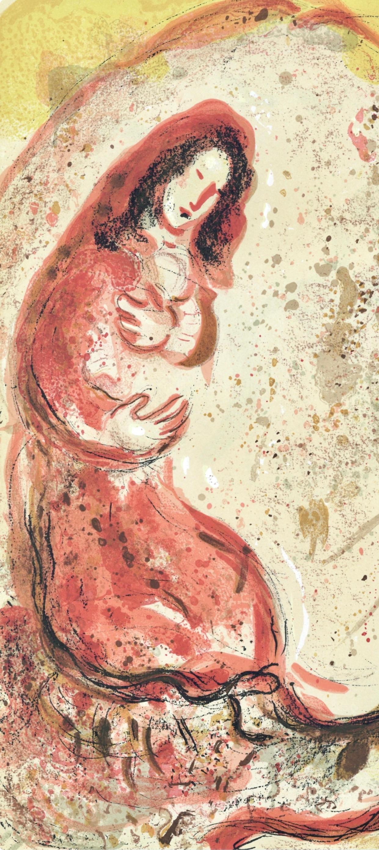 Rachel dérobe les Idoles de son Père (Mourlot 230-77; Cramer 42) - Print by Marc Chagall