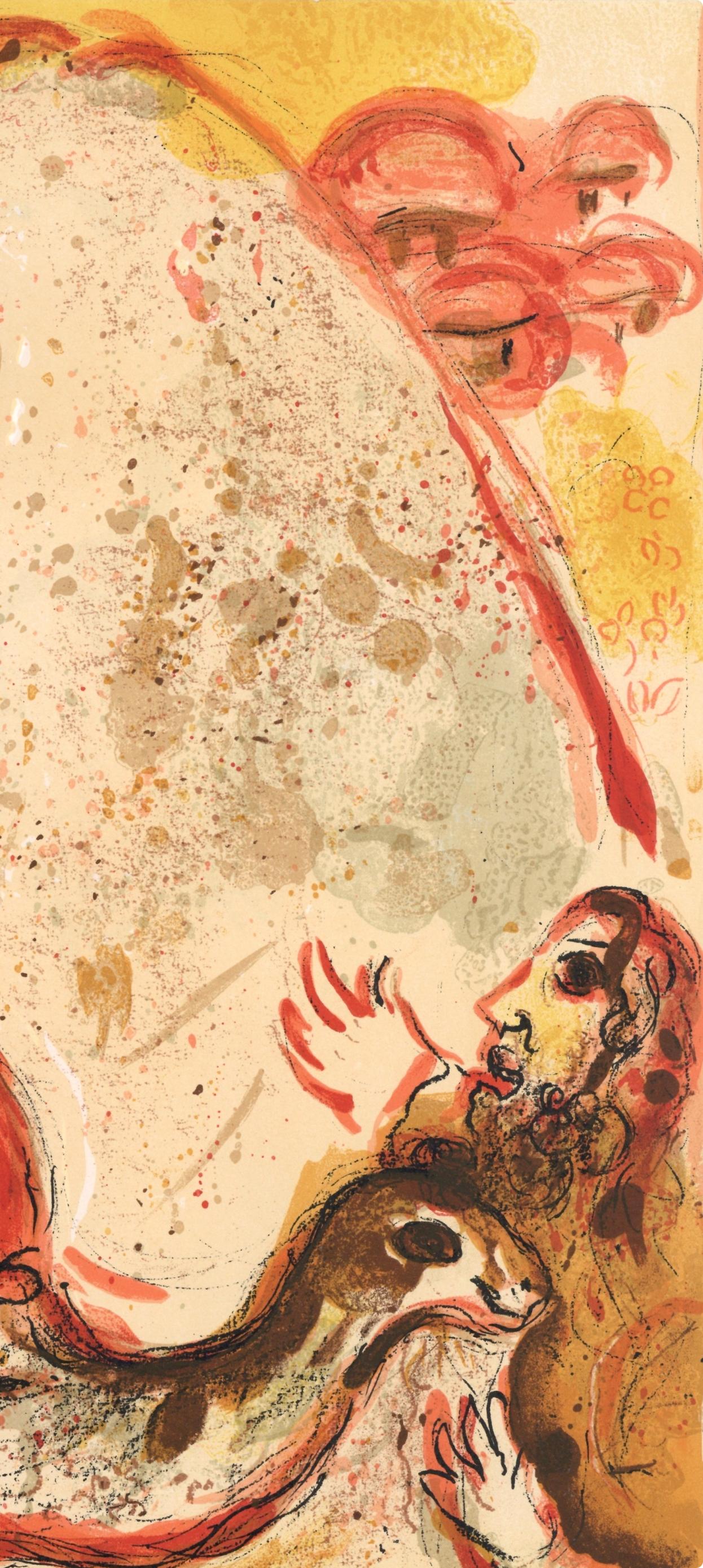 Rachel dérobe les Idoles de son Père (Mourlot 230-77; Cramer 42) - Expressionist Print by Marc Chagall