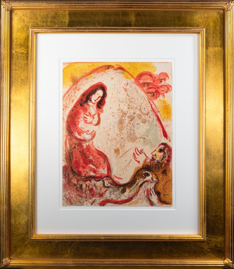 marc chagall lithographs | Marc Chagall: Rachel hides her 