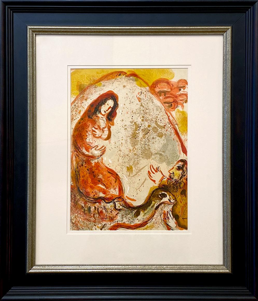 Rachel Hides her Father's Household Gods - Print by Marc Chagall
