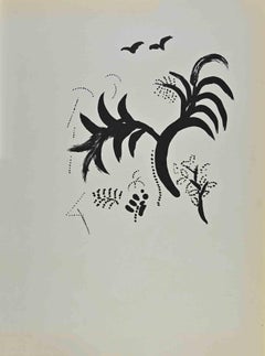 Rachel Hides her Father's Housold Gods  - Lithograph by Marc Chagall - 1960