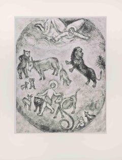 Die Versöhnung aller Kreaturen - Radierung von Marc Chagall - 1956