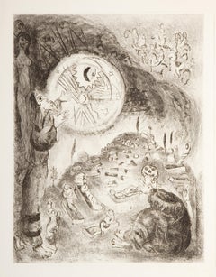 Refused Plate for the Bible Series, Modern Etching by Marc Chagall