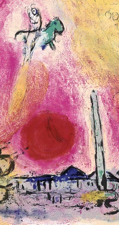 Regards sur Paris-The Place de la Concord (Mourlot 353; Cramer 53), Marc Chagall
