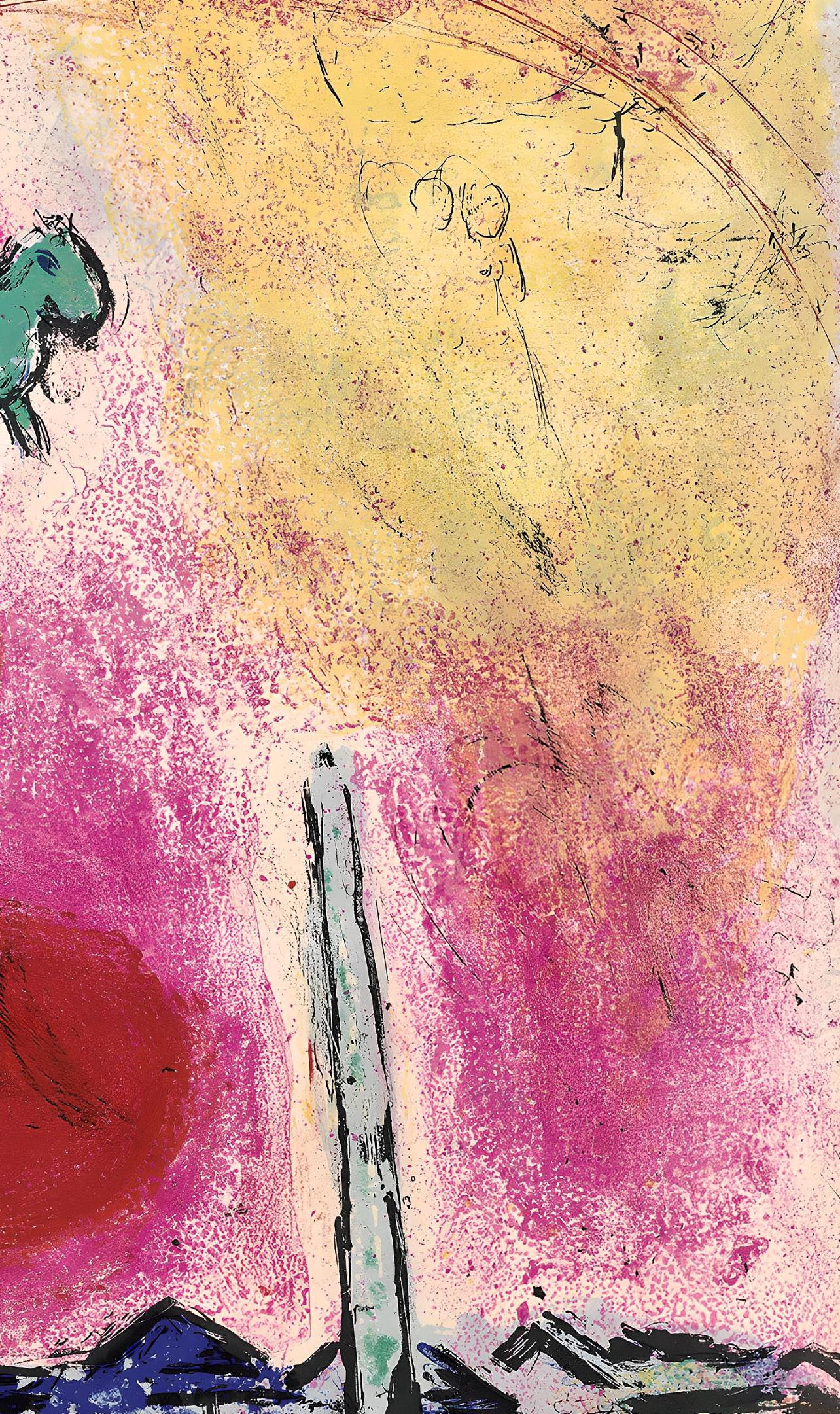 Regards sur Paris-The Place de la Concord (Mourlot 353; Cramer 53), Marc Chagall im Angebot 4