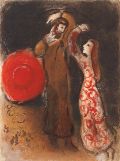 Rencontre de Ruth et de Booz (Mourlot 230-77; Cramer 42)