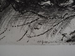 Rückkehr ins Dorf – Originalradierung – Ref. Sorlier #121