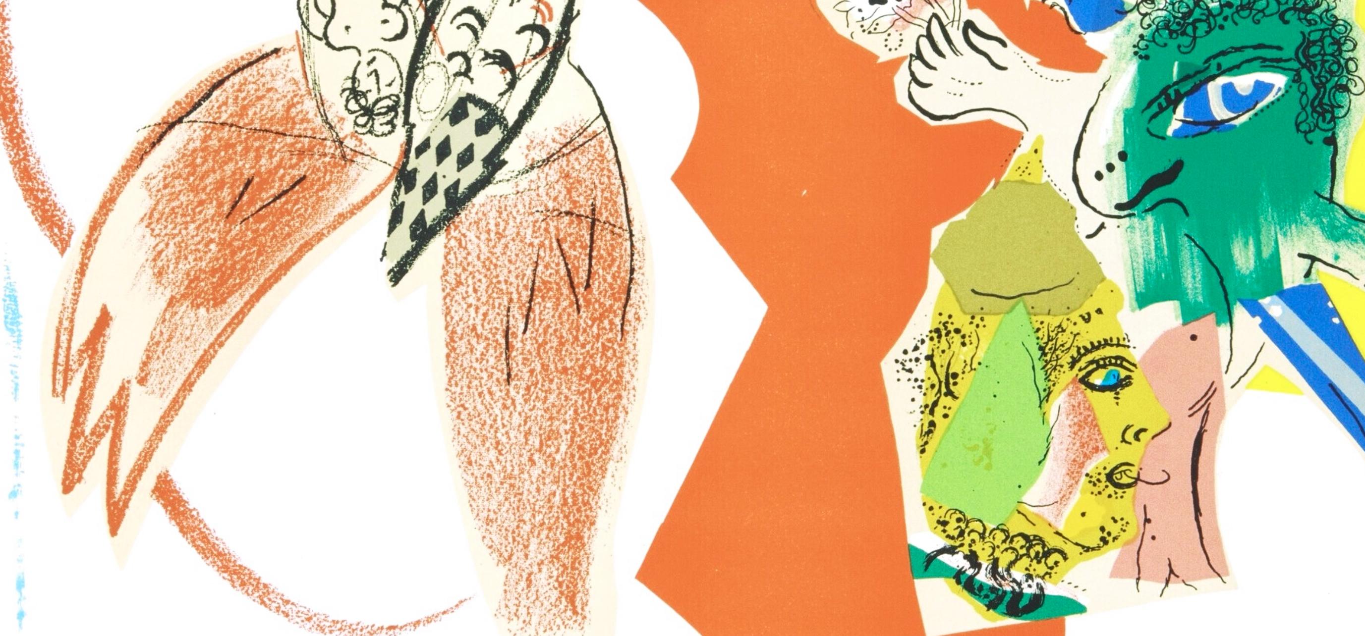 Rêve au cirque (Cramer 66; Mourlot 470), Société internationale d'art XXe siècle (Expressionismus), Print, von Marc Chagall