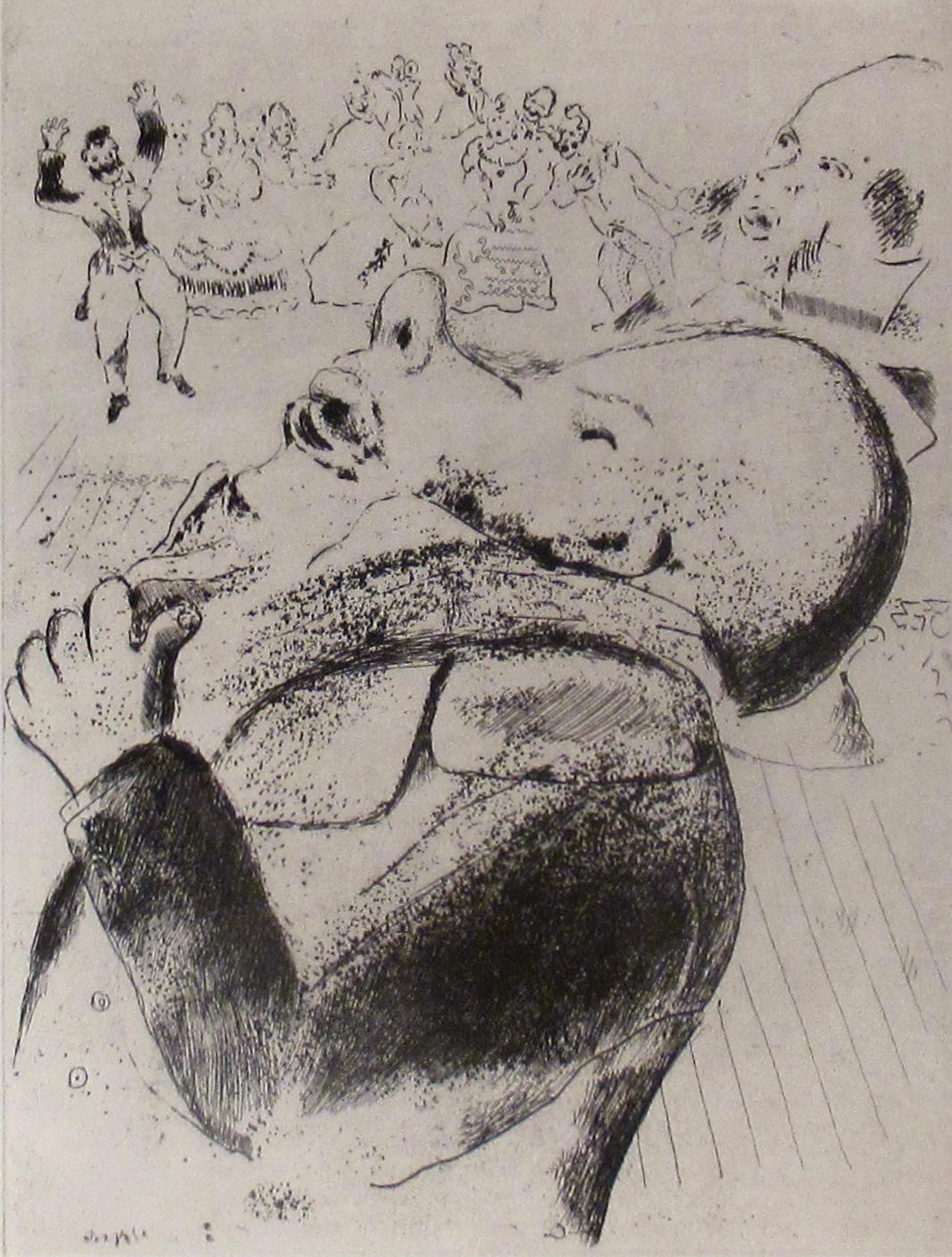 Revelations de Nozdriov - Modern Print by Marc Chagall