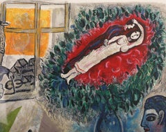 Reverie, Modern Lithograph after Marc Chagall