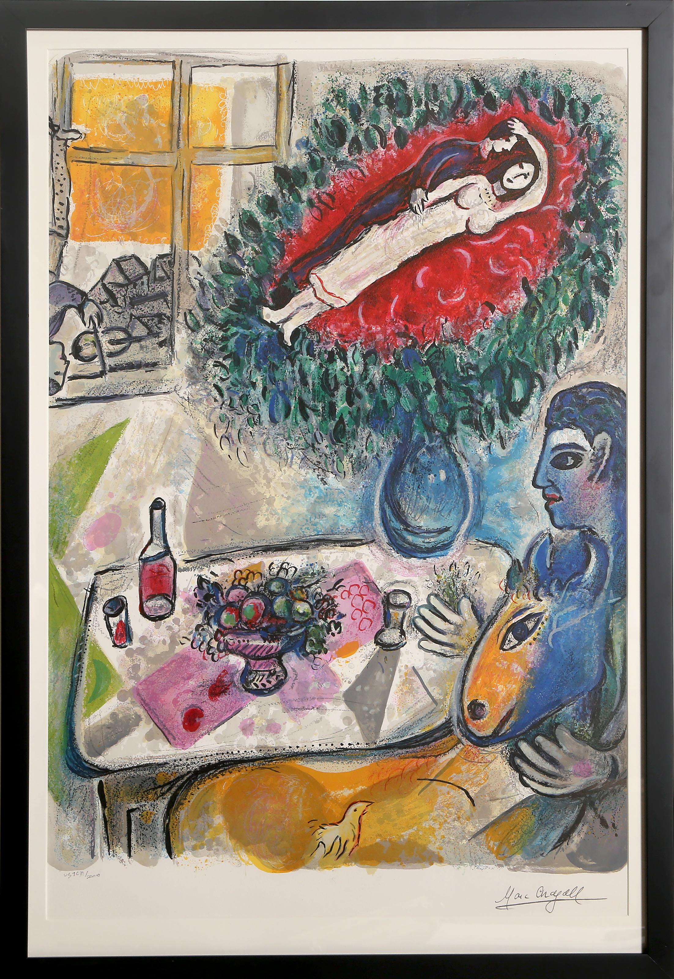 Reverie, Modern Lithograph by Marc Chagall