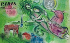 Romeo and Juliet Paris L' Opera Chagall lithograph poster