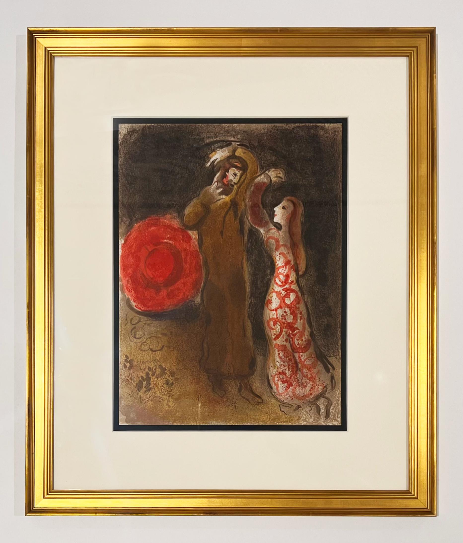 Ruth and Boaz - Print by Marc Chagall