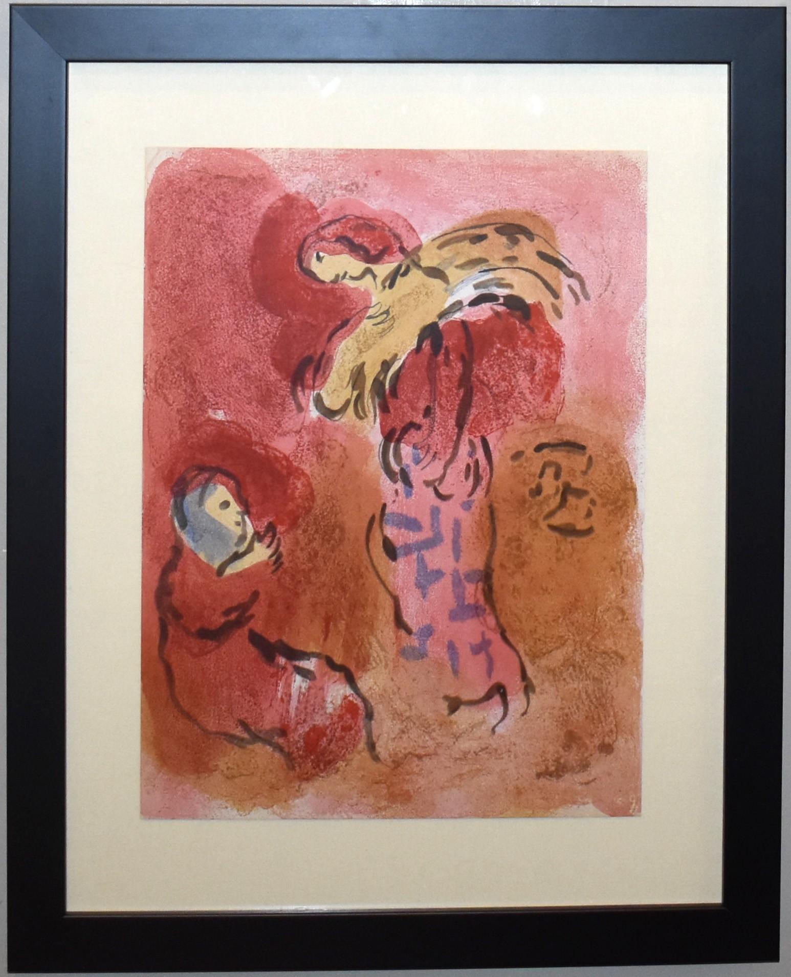 Ruth Gleaning - Print by Marc Chagall