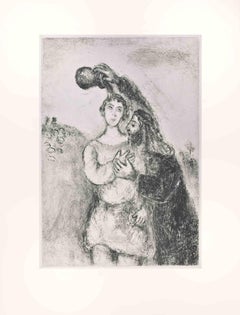 Samuel Called by God – Radierung von Marc Chagall – 1956