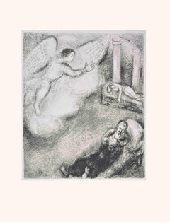 Samuel Called by God - Etching by Marc Chagall - 1956