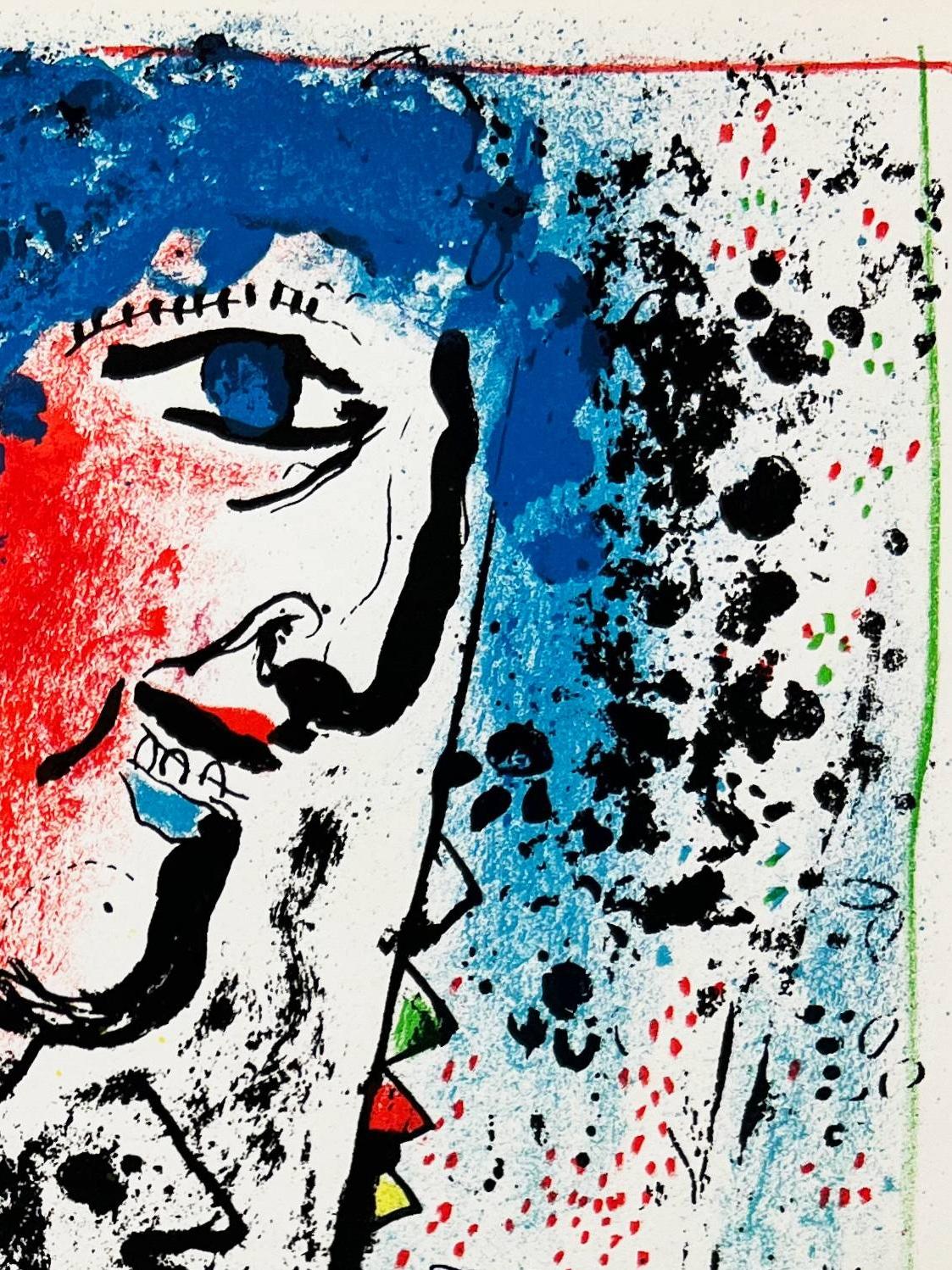 Marc Chagall (1887-1985) - Self-Portrait

Lithographie originale de 1960.

Dimensions de l'œuvre : 32 x 24 cm.

Éditeur : Maeght Éditeur, Paris.

L'œuvre est en excellent état.
