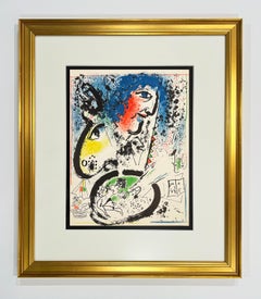 Self-Portrait (Frontispiece), from 1960 Mourlot Lithographe I