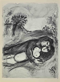 Sichem Removed Dina- Litografía de Marc Chagall - 1960