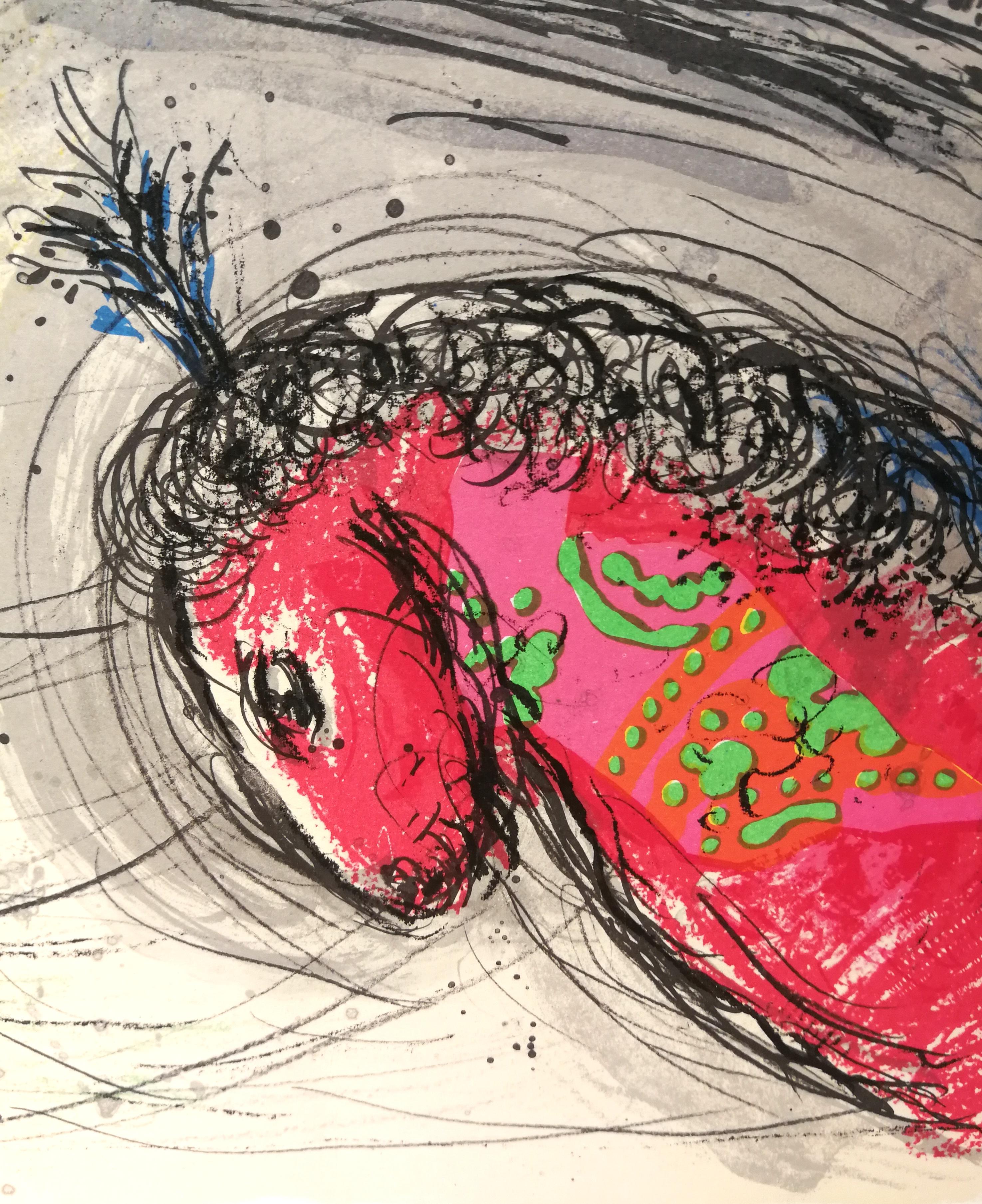 marc chagall le cheval rouge