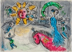 Soleil au Cheval Rouge (Sun with Red Horse)