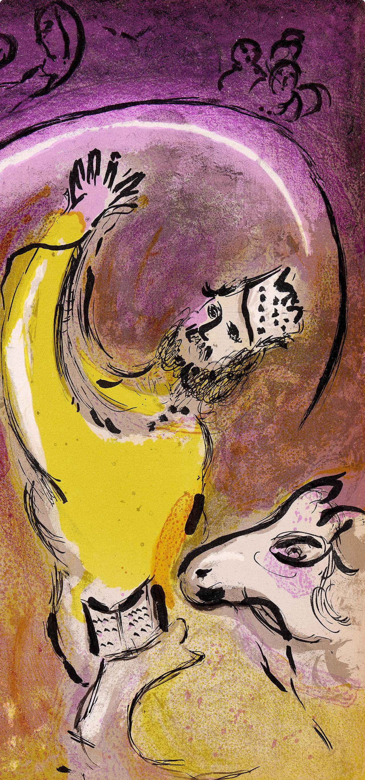 A. Solomon (Mourlot 117-46; Cramer 25) – Print von Marc Chagall
