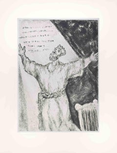 Song of David - Etching by Marc Chagall - 1956