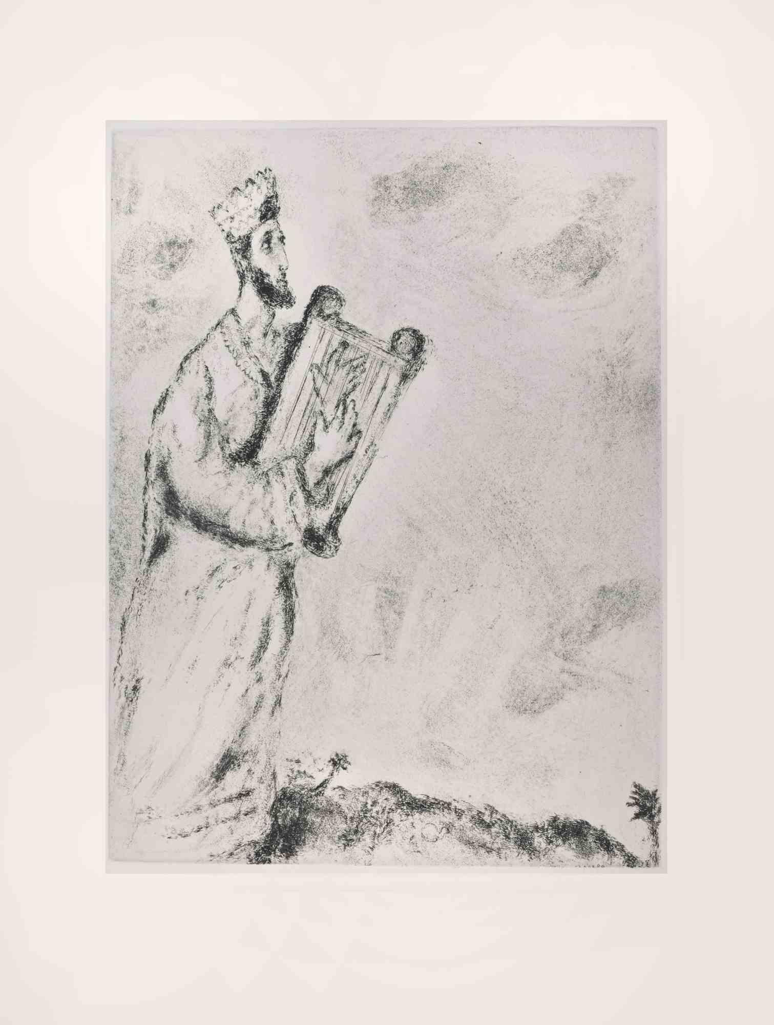 Etching on Montval wove paper, realized by Marc Chagall in 1931-39 and published by Tériade in 1956.

Edition of 275+30 out of commerce copies.

Not signed nor numbered, as issued.

Excellent impression with full margins a a bright and fresh