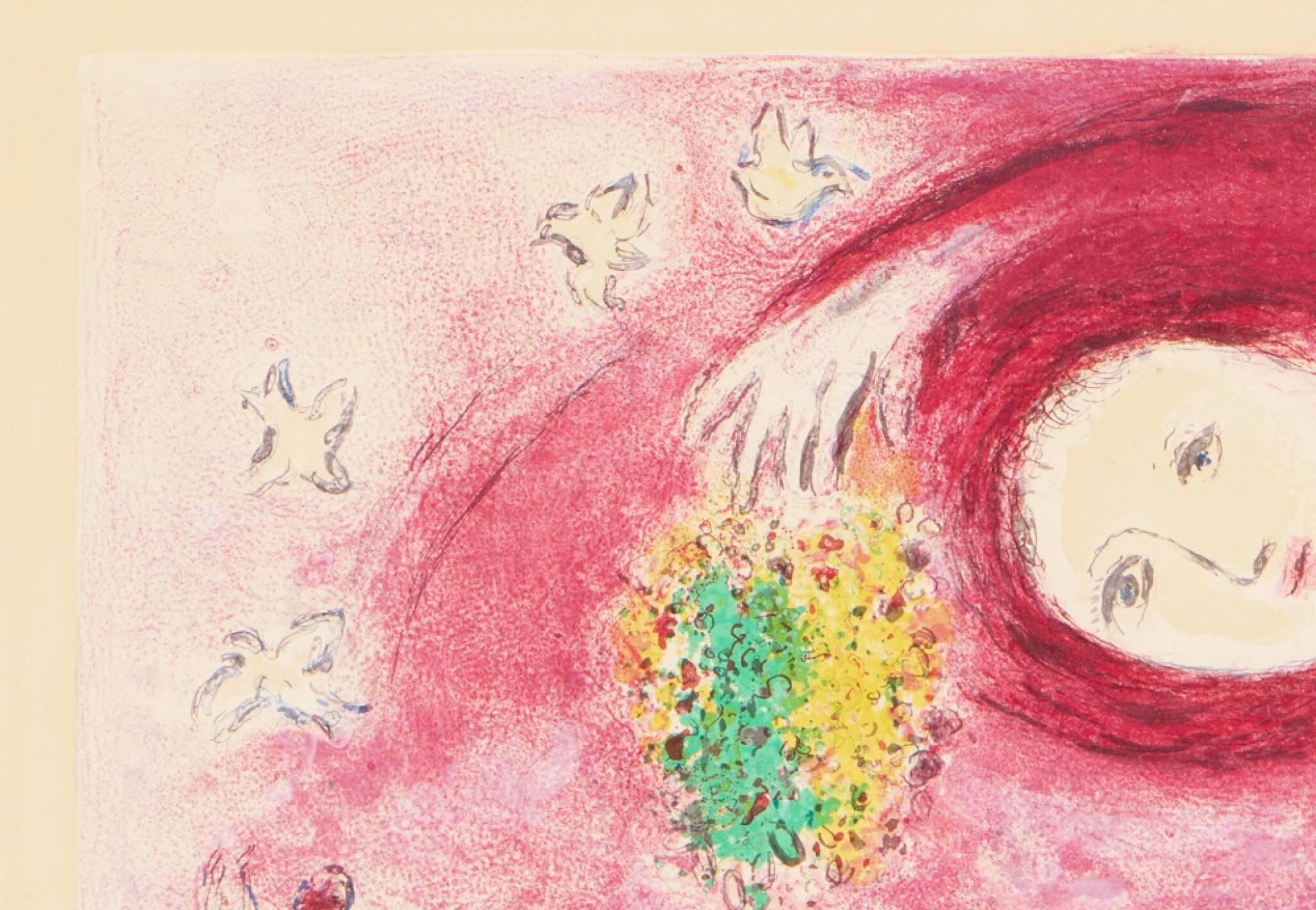 Springtime in the Meadow, from Daphnis and Chloe - Print by Marc Chagall