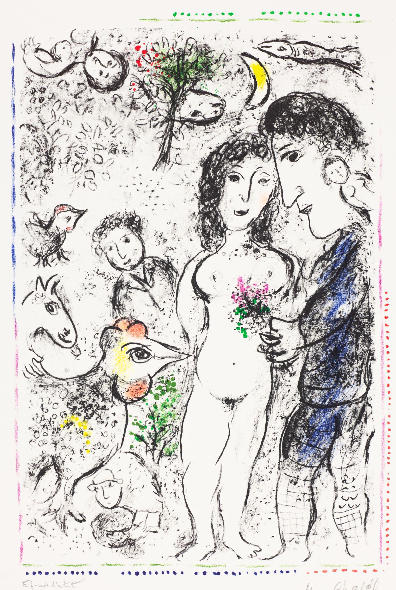 Springtime Memory (M.1019), 1983 - Modern Print by Marc Chagall