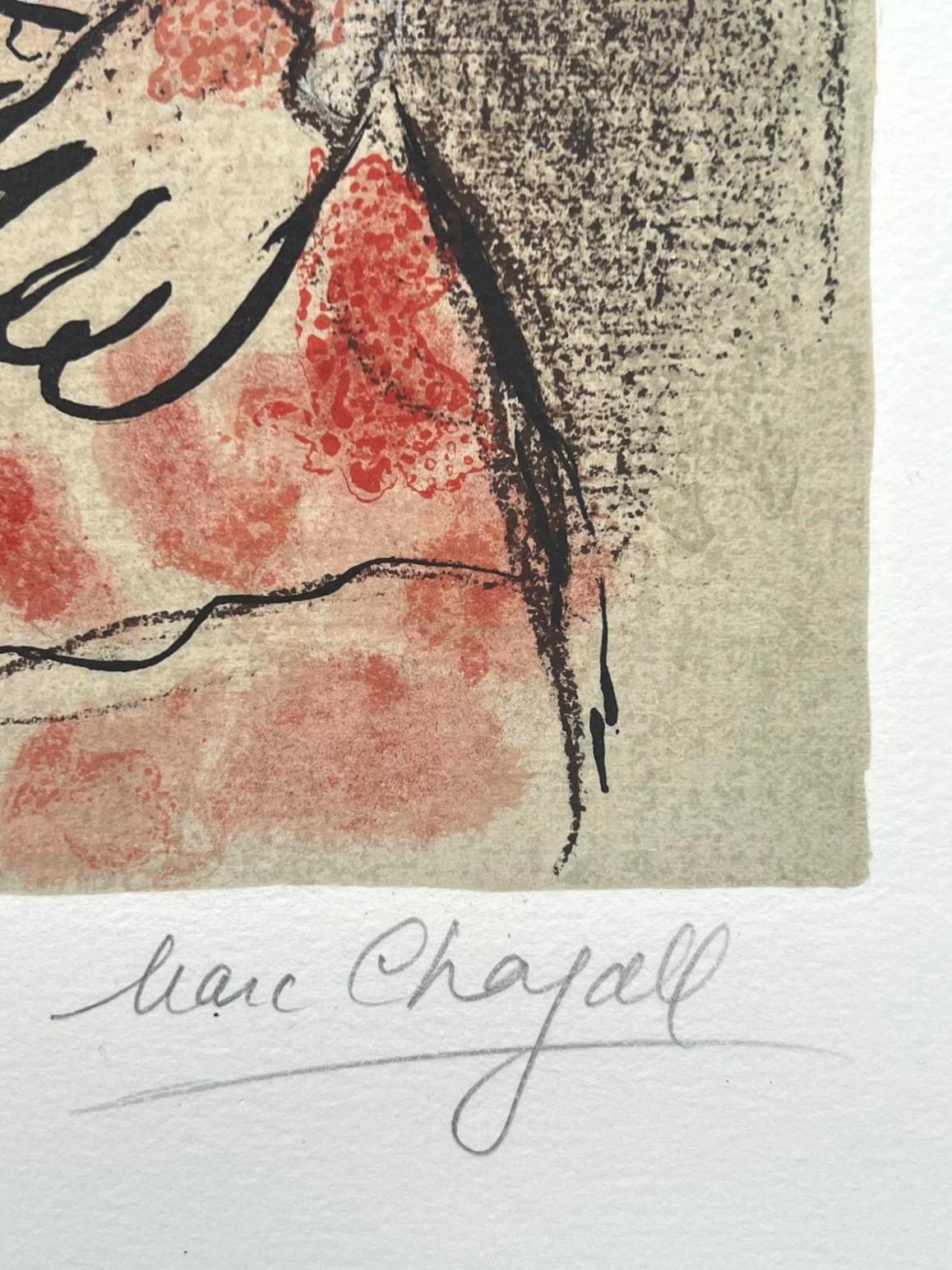 Tamar belle-fille de Juda - Abstract Print by Marc Chagall