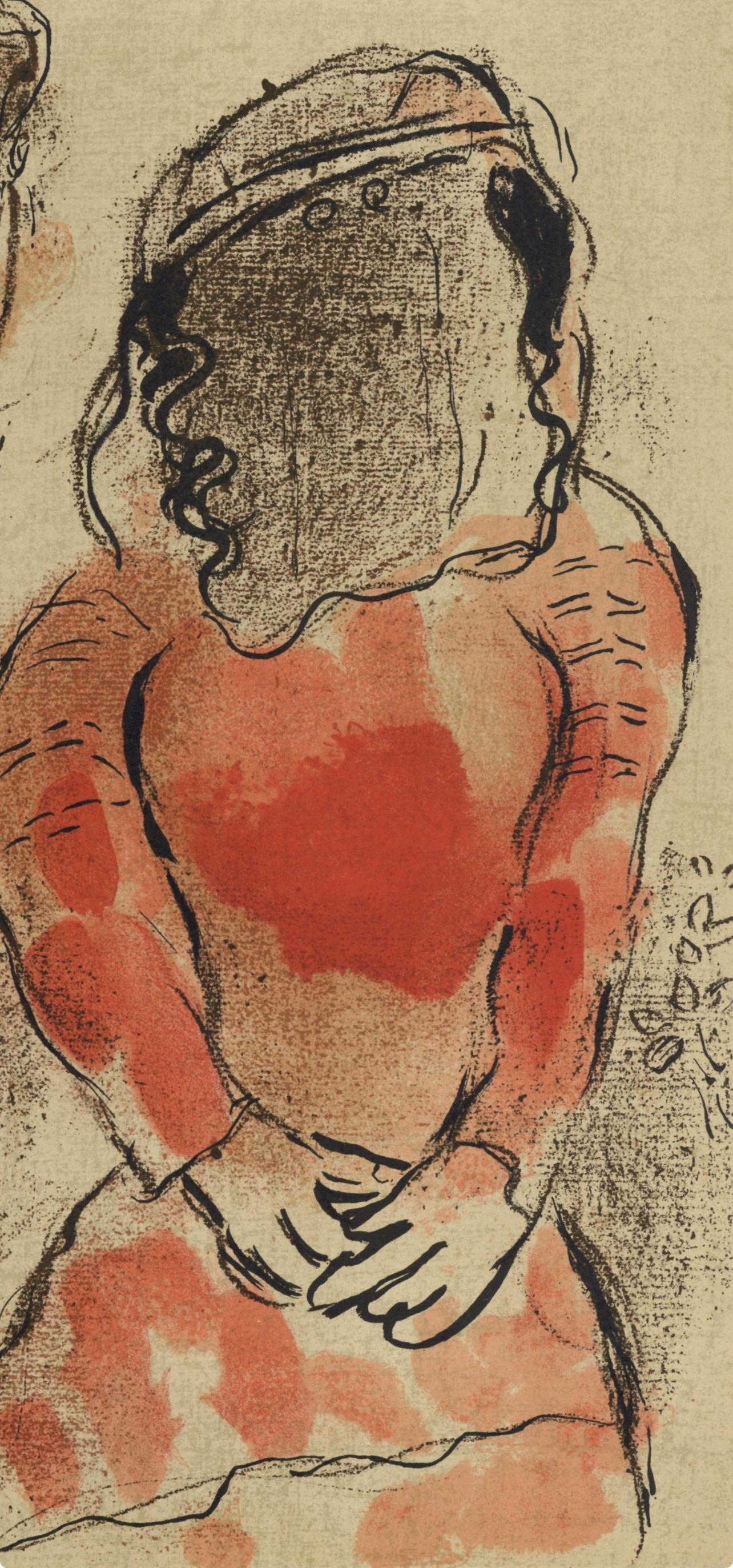 Tamar Belle-Fille de Judas (Mourlot 230-77; Cramer 42) – Print von Marc Chagall