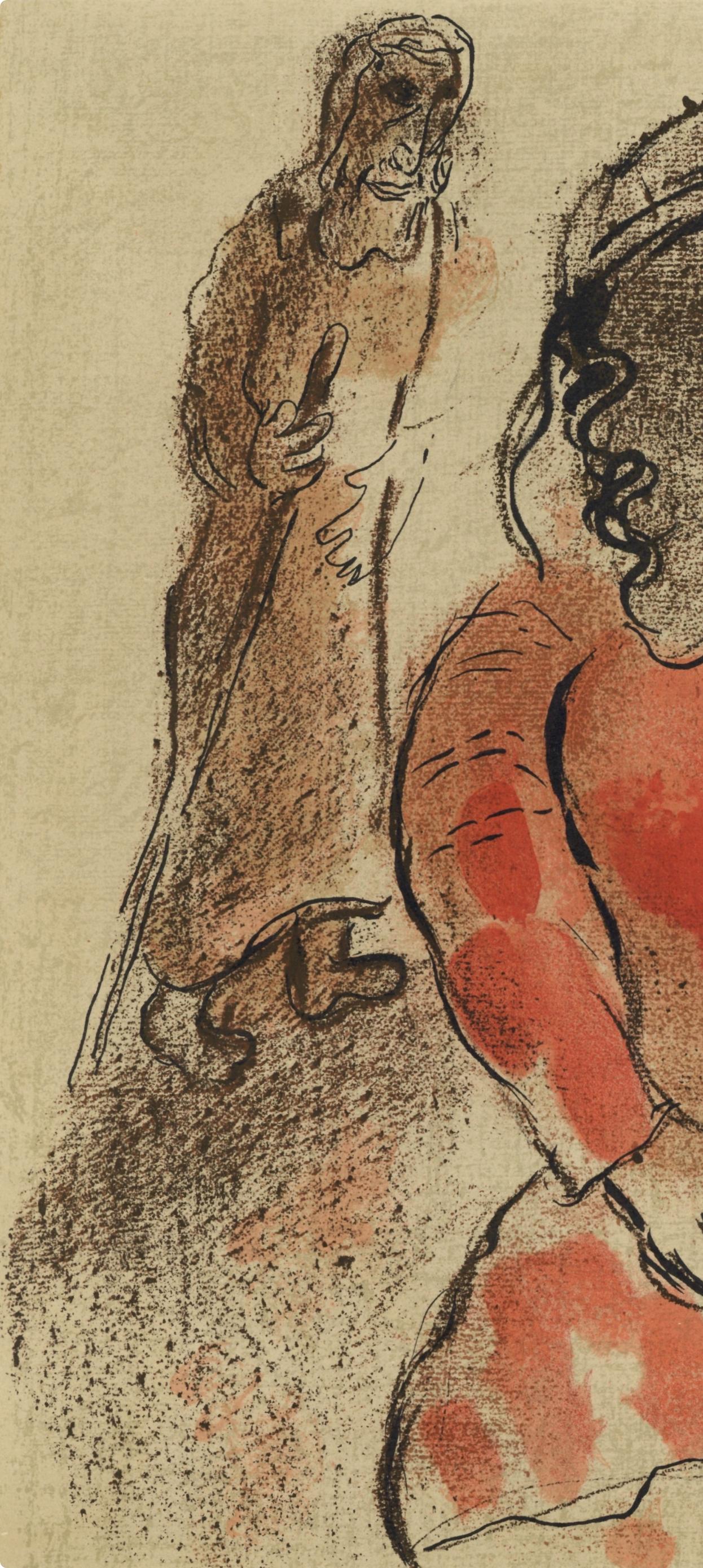Tamar Belle-Fille de Judas (Mourlot 230-77; Cramer 42) (Expressionismus), Print, von Marc Chagall