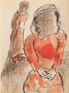 Tamar, Daughter of Judah - Lithograph by Marc Chagall - 1960
