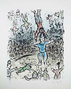 Gli acrobati di Marc Chagall