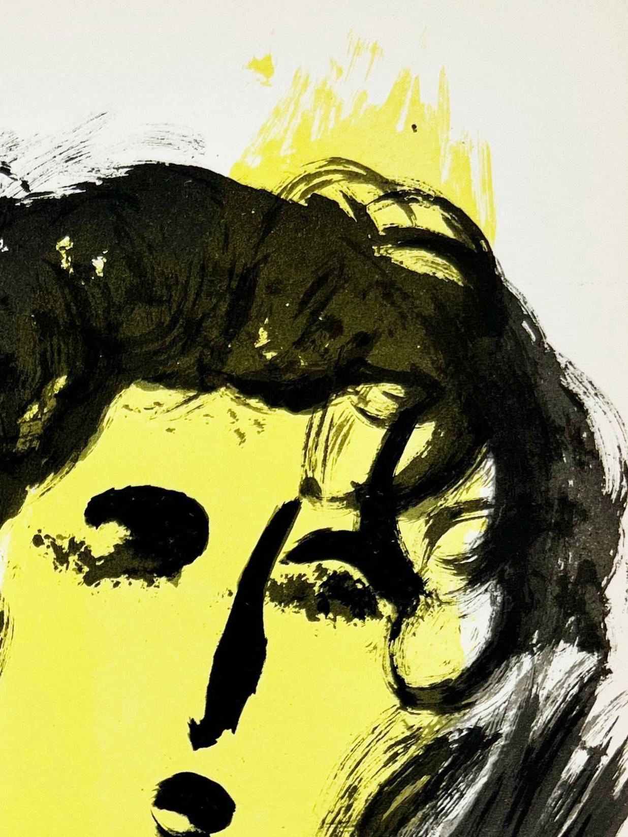 Marc Chagall (1887-1985) - L'angelo

Litografia originale del 1956.

Dimensioni dell'opera: 35 x 26 cm.

Editore: Tériade, Parigi.

Riferimento: Mourlot 120.
Sul retro: vuoto, come emesso.

Riferimento biblico: Salmo 91,11; Gen 3,24.

L'opera è in