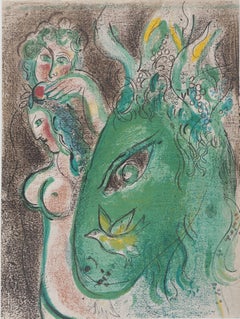 The Bible : Adam and Eve in Paradise - Original Lithograph (Mourlot #233)
